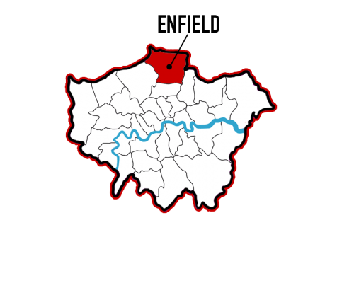 London Map CBL Site - Enfiled 500 London Map CBL Site - Enfiled 500