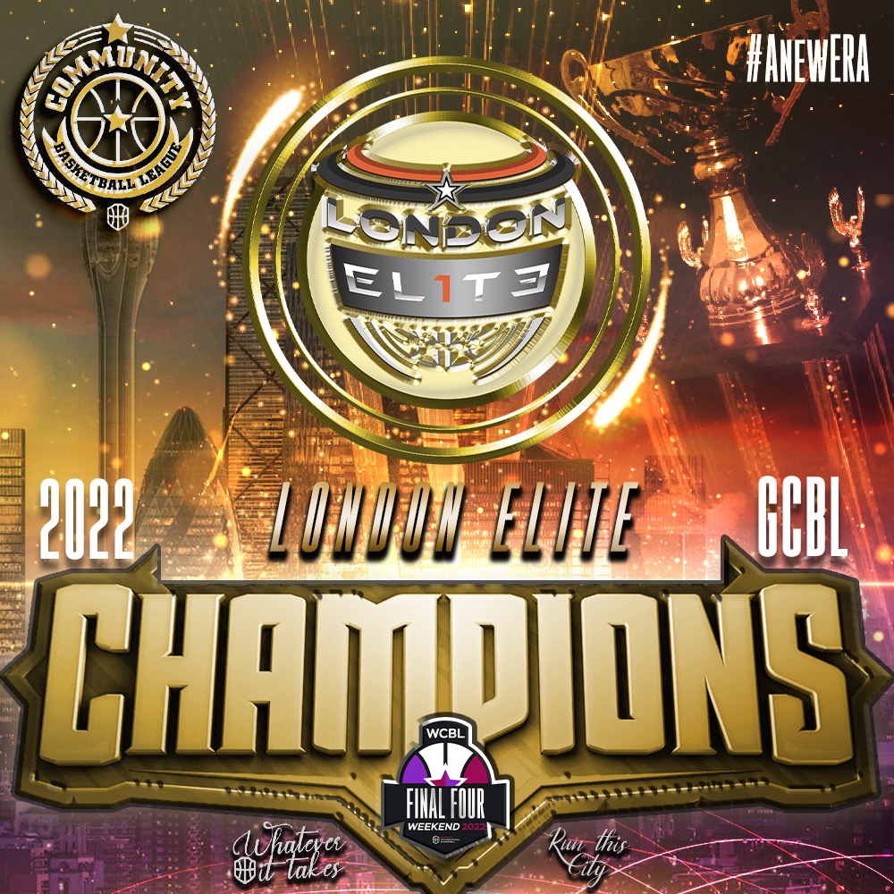 GCBL CHAMPIONS - LONDON ELITE